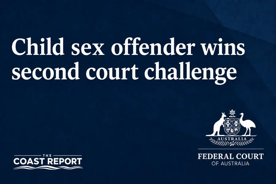 Federal Court graphic for the visa case involving a child sex offender from Sierra Leone
